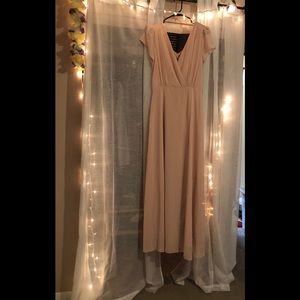 Lulus blush pink dress